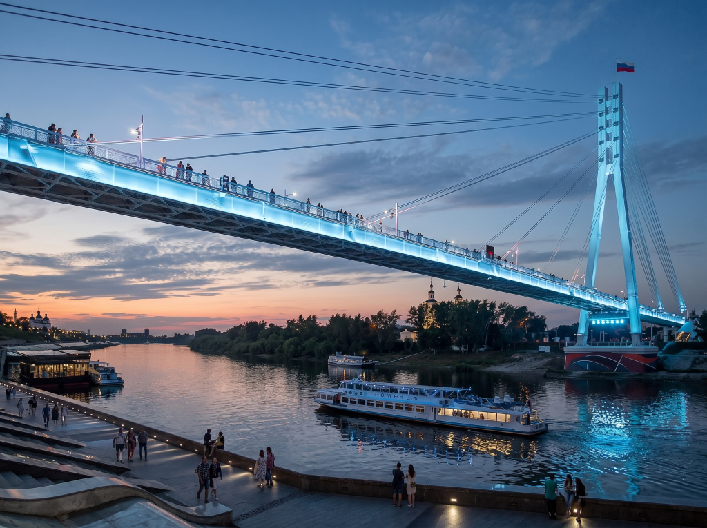 Мост с подсветкой